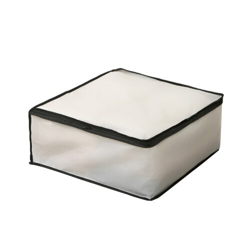 Sac de rangement sous lit blanc 40 x 30 x 20 cm 1