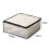 Sac de rangement sous lit blanc 40 x 30 x 20 cm 3