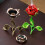 Beautiful Handcrafted Flower Perfume Warmers With-Cyan 2