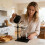 Metal Coffee Maker Stand With Improved Grip Base Perfect For 2