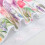 Roze badkamerset met strik, 8-delig, polyester 3