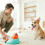Funny Cats Feeder Toy Foraging Teasing Pedal Interactive Toy for 4
