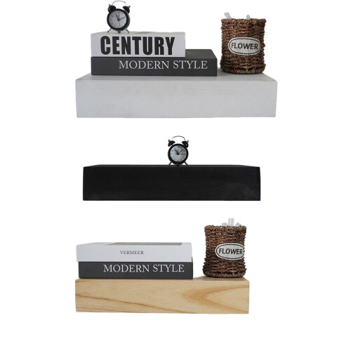 Practical Wall Mounted Storage Shelf Wall Mounted-White L 2