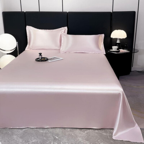 Σετ σεντόνια Ice Silk Queen 3 τεμαχίων ροζ 1