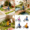 Artistic Tiny Bicycles Statue 1/64 Scale Cycling Scene-1130 3