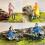 Artistic Tiny Bicycles Statue 1/64 Scale Cycling Scene-1130 7