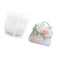Floral Purse Silicone Molds Professional-Double peony square