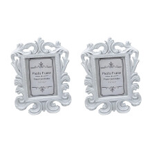 2Pcs European Resin Carving Small Picture Frame Ideal For-White