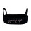 Stylish Bowknot Accent Fabric Container Ideal For Toy-Black 1