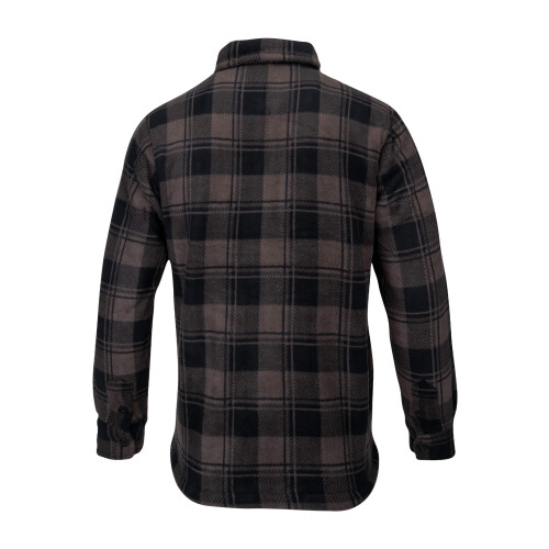 Speero SPEERO Sherpa Fleece Lined Shirt Men Brown Medium 1