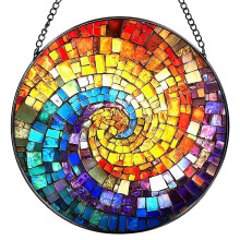 Colorful Glass Hanging Decorative Item Sun Catcher-25CM 25