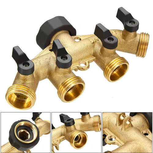Brass Tap Quick Connecter Brass Hose Coupling Adapter Garden-1 1