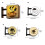 Unique Charm Glowing Coffee Fridge Magnet With Magnetic-C 4