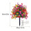 Artificial Green Plant Realistic Flower With Ground Stake for 3