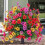Artificial Green Plant Realistic Flower With Ground Stake for 4