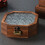 Achteckige Schmuckbox mit Glasdeckel 16,5x16,5x6 cm 4