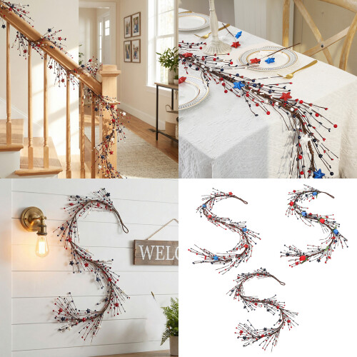 Artificial Berries Branch Plastic Twigs for Home Party- Cane 2