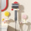 Plastic Wall Mounted Blow Dryer Organizer Easy Installation-Red 5