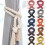 Limei cotton curtain tiebacks rope 2 pack grey 3