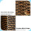 Separador de ambientes plegable de madera de 4 paneles 4