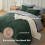 Full Size Comforter Set Reversible Forest Green 7-Piece 2