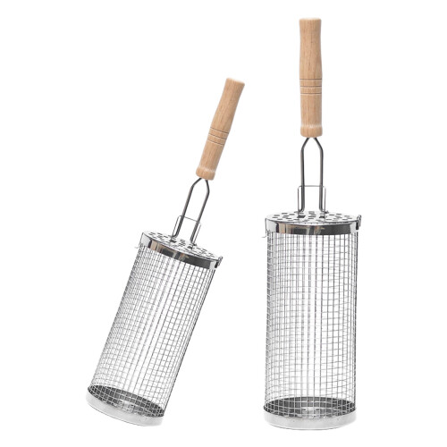 Panier de gril rotatif d'extérieur polyvalent, Cage de-SL