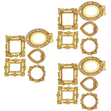 Packung mit 3 eleganten goldenen traditionellen synthetischen