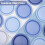 120 papírových talířů Dusty Blue 9 palců 4