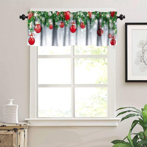 Polyester keukengordijnvalletje 54" B x 18" L 1