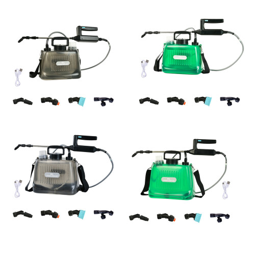 Robustes elektrisches Gartensprühgerät mit 5-5L grün transparent 1