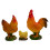 Mini statuetta di pollo in resina, 5,8 cm 5