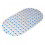 Halkfri PVC-badrumsmatta oval 68x38cm 4