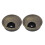 Zinklegering skrivebordsring 56 mm 2-pak 2