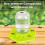Distributeur de liquide en plastique visible pour-Bleu 3