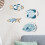 Décorations murales en forme de poisson, nautiques en bois,-5 6