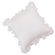 Ruffle Edge Pillowcase Resilients-white embroidery pillowcase