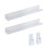 Multiple Purpose Steel Wall Shelf For Cooking Area-White 1