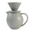 Elegant Ceramic Coffee Brewing Set With 830ml-grass green 1
