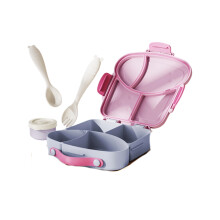 Microwave Safe Meal Preparation Container Lunch Box With-Purple
