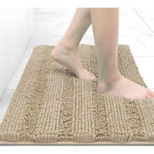 Rug Seomra Folctha Stríocach Chenille 24x16 orlach Béasach