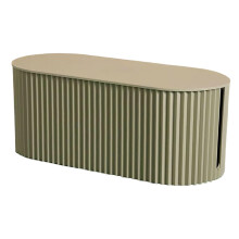 Caja organizadora de cables – Gris y verde, escritorio compacto
