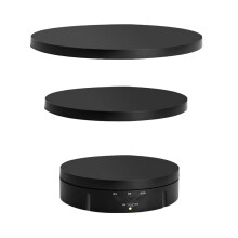 Plato giratorio motorizado – ABS, 360, 3 velocidades,