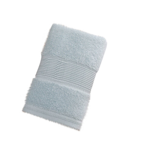 Serviette en coton bleu 34,3 x 75 cm