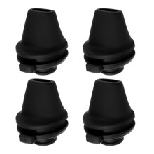 Embouts de bouteille en silicone et acier inoxydable (lot de 4)