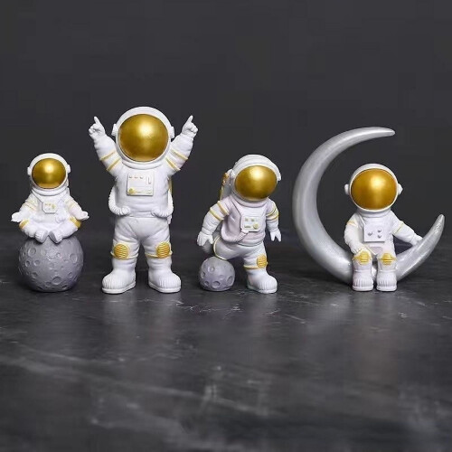 Astronautfigurstatue skrivebordsdekorasjon til hjemmet