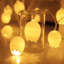 1,5 m veľkonočné vajíčka, 10 LED vajíčok, vnútorné a vonkajšie