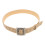 1Ceinture Rivetée Beige Gravée Punk Pour En PU Cuir 1