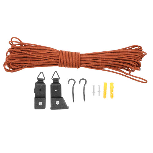 1Set Polyester Bamboe Jaloezie Hijsset Met Treksysteem