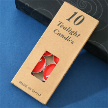 Juego de velas para parejas de San Valentín – 10 piezas románticas rojas y