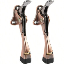 Stoper do drzwi Kick-Down, stop aluminiowy, 2 sztuki